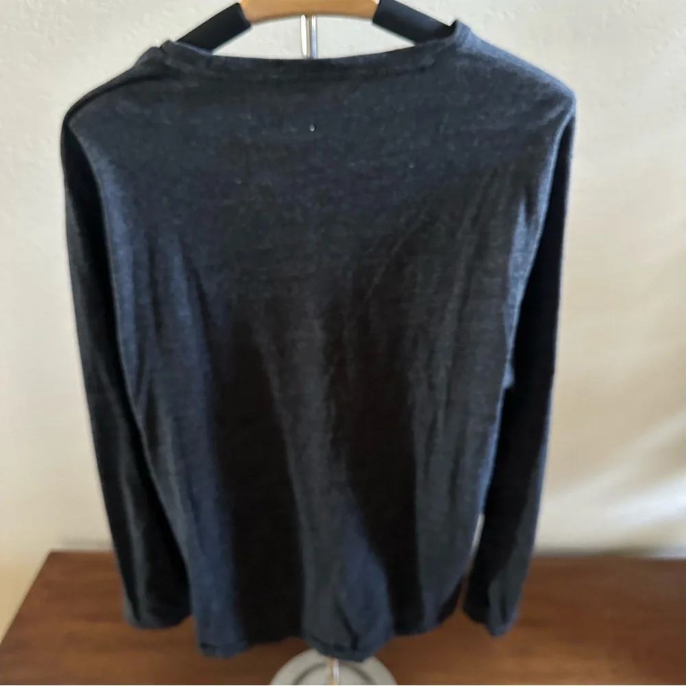 Polo Ralph Lauren Charcoal Long Sleeve Tee size medium